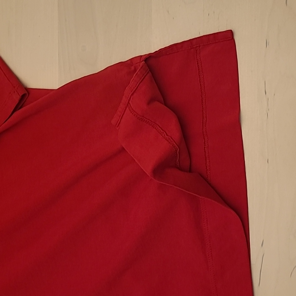 Lauren Ralph Lauren Red 100% Cotton Three Quarter Blouse - Picture 5 of 11